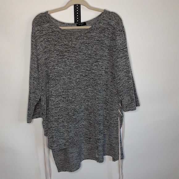 Botaniquf side ties sweater Sz 1X - Picture 2 of 5